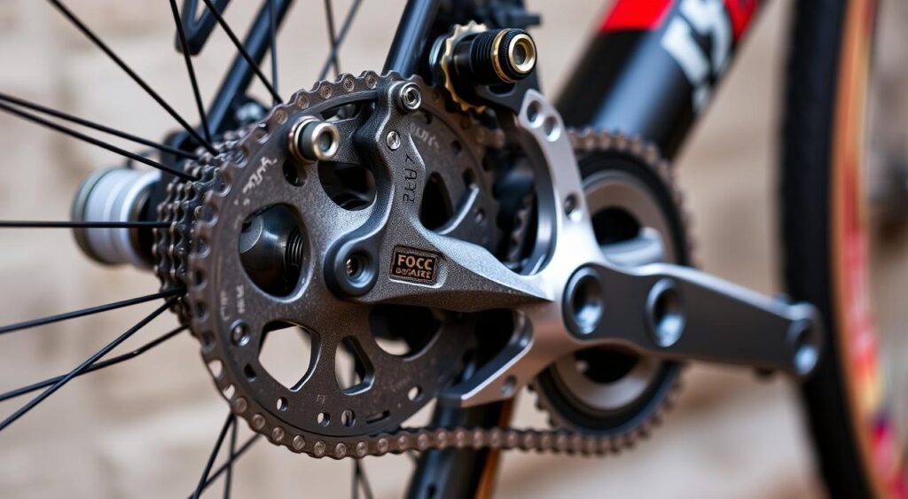 derailleur and shifters in bike gear components