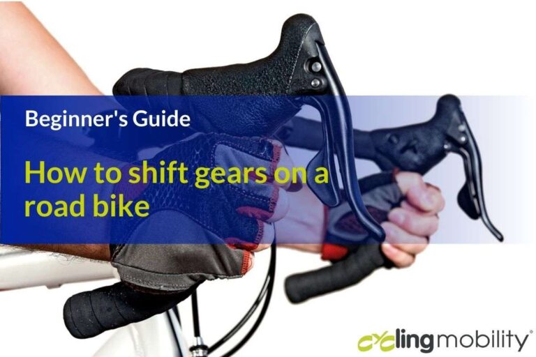 How to shift gears on a road bike, right-hand on shifting gear