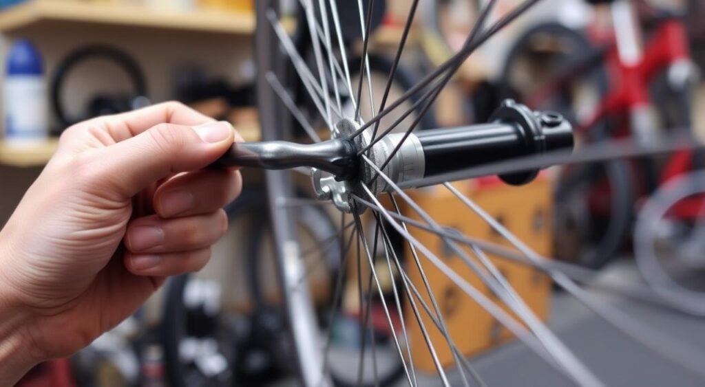 using a spoke wrench