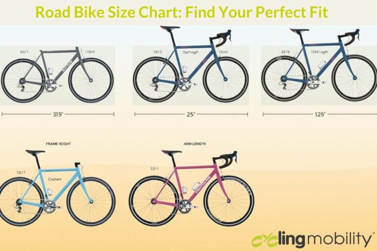 road bike size chart guide to find best fit bike