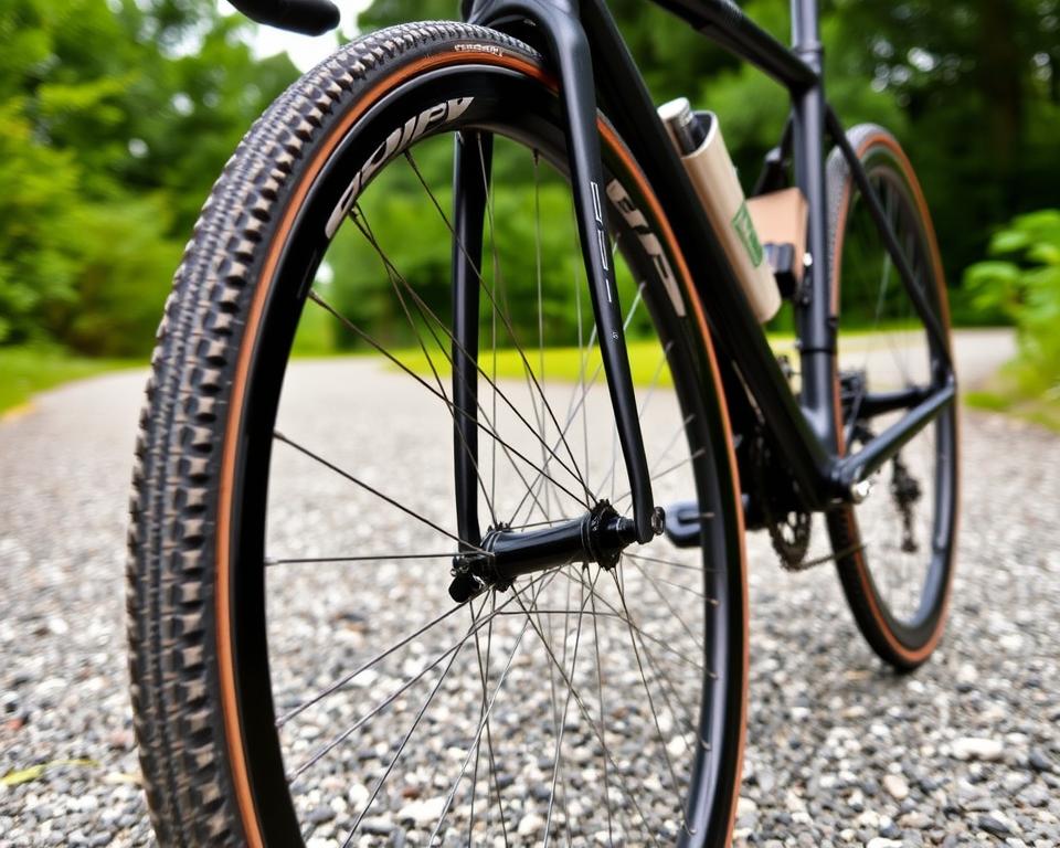 gravel bike tires on road bike