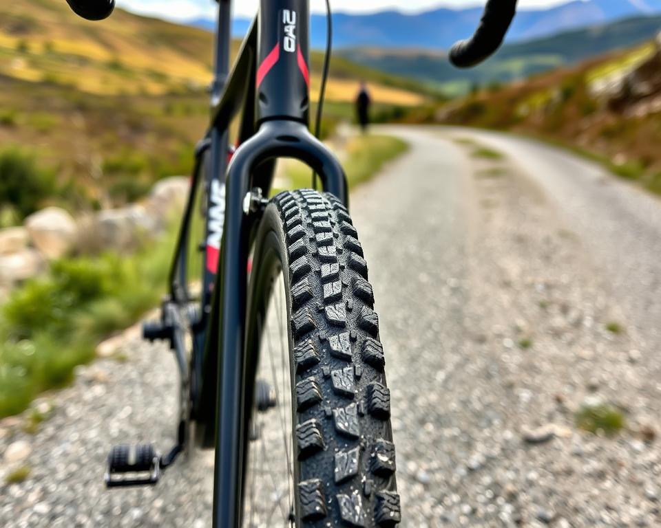 gravel tires on road bike